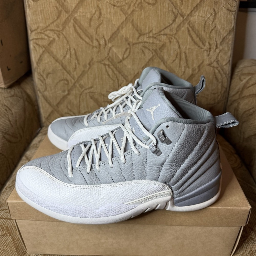 Jordan Air Jordan 12 Retro Stealth Cool Grey White CT8013-015 Men's size 10
